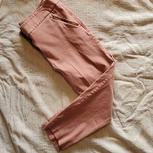 Pink Loft Curvy Skinny Ankle Slacks